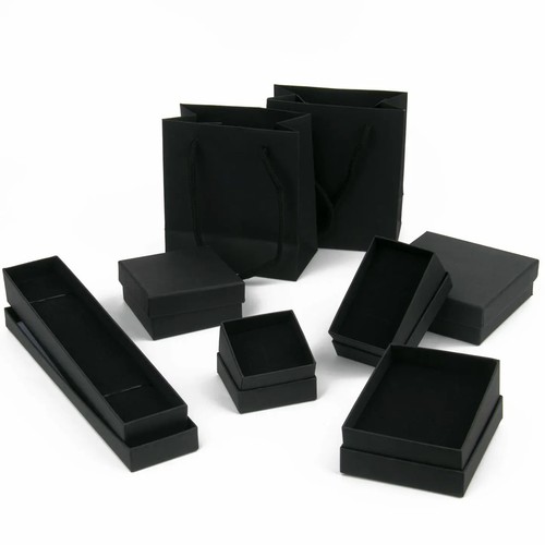Jewellery box black ring - box,