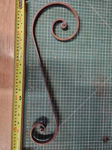 Steel scroll 450mm - steel,