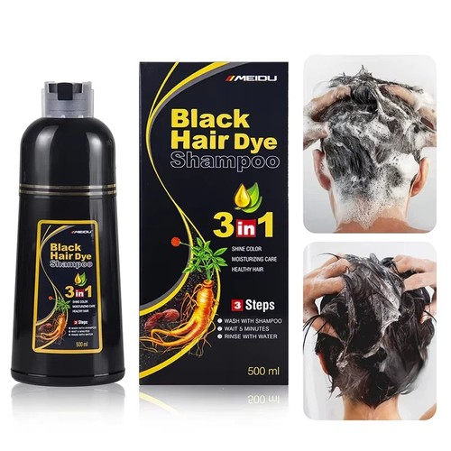 Black hair dye - black, 3