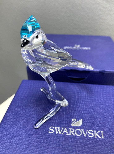 Swarovski crystal blue jay - swarovski,