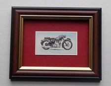 MOTOR CYCLE IMAGE FRAMED -