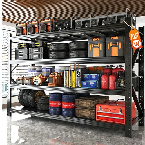 Heavy duty garage - heavy, shelving,71"