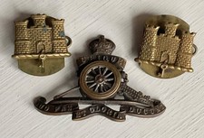 3 x British Army Cap Badges -