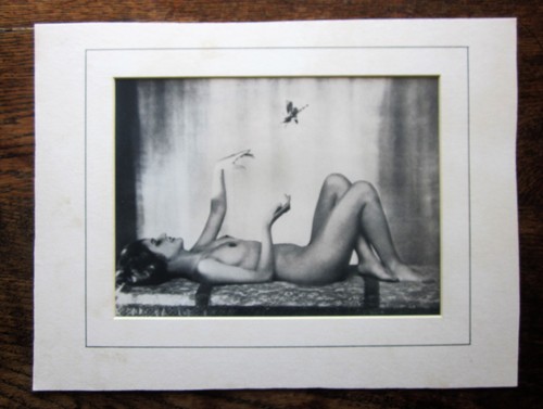 Vintage photograph girl - photograph, with