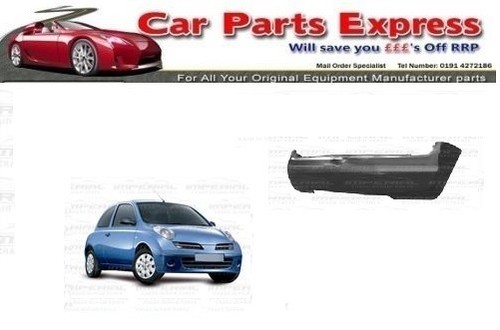 Painted rear bumper for nissan - rear,