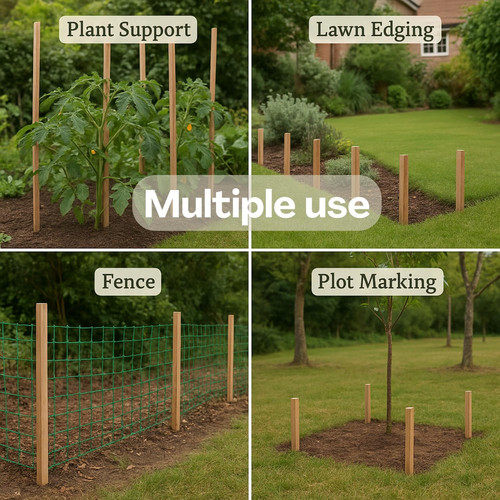 Wooden garden stakes 20 - stakes,