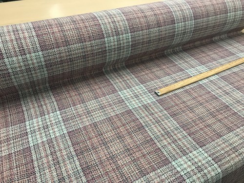 Upholstery fabric wool check