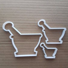 Pestle Mortar Herb Mill Shape Cookie Cutter Dough Biscuit Pastry Fondant Sharp