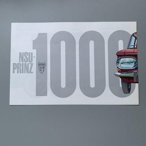 Nsu prinz 1000 sales - 1000, brochure