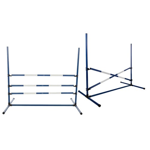 Hobby horse jumping fence fun - jumping,