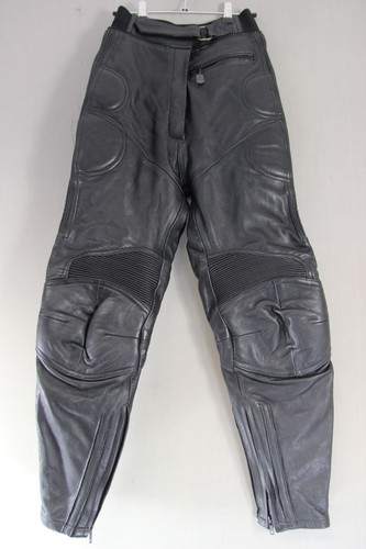 Richa black leather biker - black,