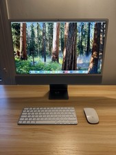 Apple iMac 2023 4.5K M3 24 All-in-One Desktop PC Blue 512GB SSD 8GB RAM