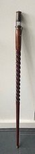 Barley twist walking cane with