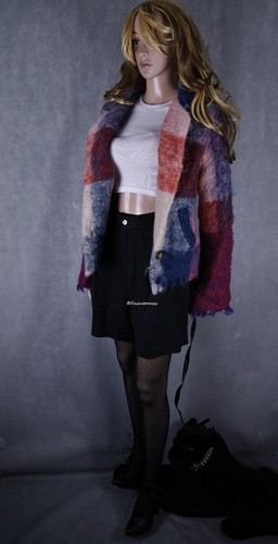 Vtg ian mosh mohair - 70%, coat