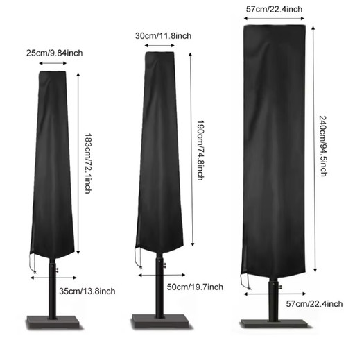 Waterproof parasol cover with - parasol,