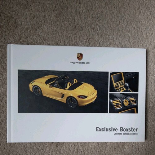 Porsche 981 boxster exclusive - porsche,