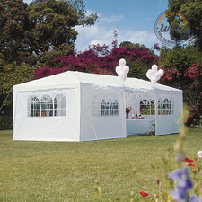 3x9m Gazebo Marquee Tent Canopy Garden Party Shelter Waterproof Wedding 8 Sides