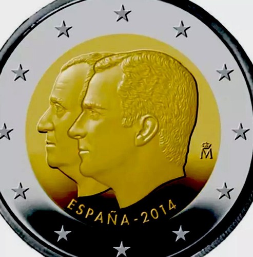 Spain coin euro - 🇪🇸coin, 2€