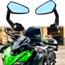For Kawasaki Z900 Z750 Motorcycle 7/8" 22mm Bar End Rearview Mirrors Anti Glare