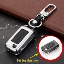 Accessories For Peugeot 207 307 308 407 Metal Key Ring Case Holder Cover Protect