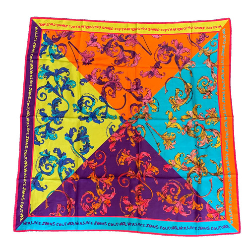 Versace jeans couture silk - versace,