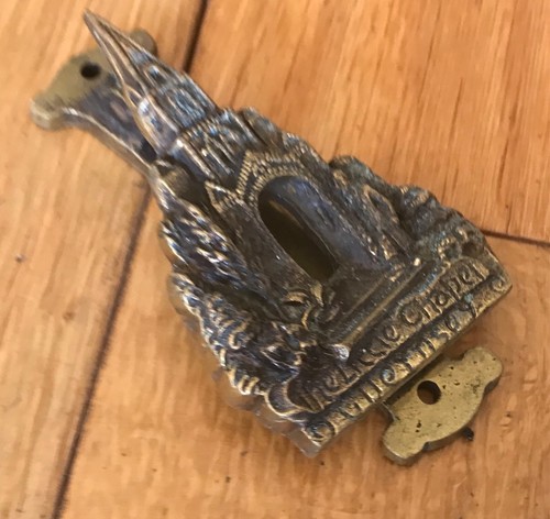 Vintage cast brass door - vintage,