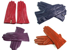 Ladies Womens Premium Quality Real Super Soft Leather Gloves Fully Lined Warm