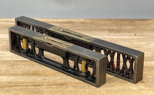 2 Vintage Cast Iron & Brass J