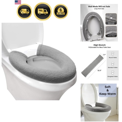 Toilet seat cover with - with, snaps
