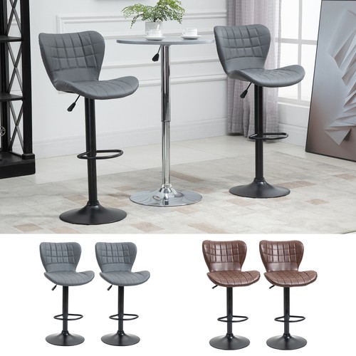 Bar stools set pu - of,