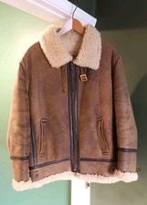 Vintage Mens Sheepskin Aviator