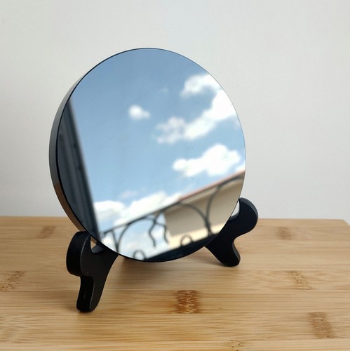 Black obsidian mirror - black,