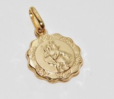 9CT GOLD ST CHRISTOPHER