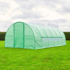 Polytunnel 6m x 3m Metal Framed Door Galvanised Frame Strong Connecting Joints
