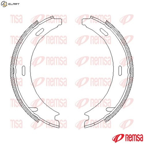 Brake shoe parking - shoe,