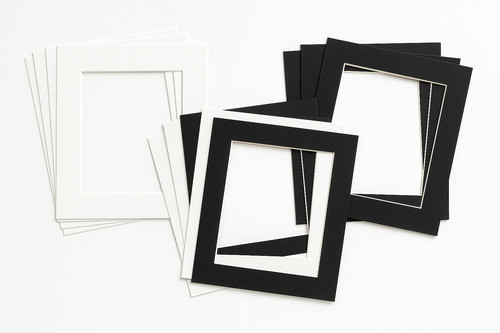Bevel cut mount board - cut,