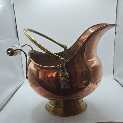 Copper brass coal ash - ash, scuttle