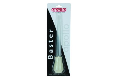 Clear food flavour baster tube - clear,