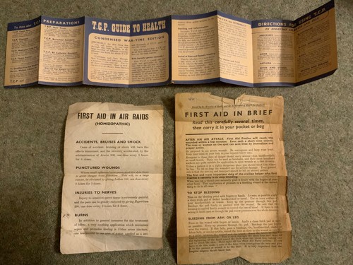 Wartime memorabilia leaflets - wartime,