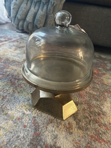 Clear glass cloche dome bell - glass,