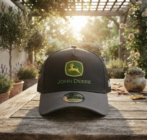 John deere embroidered logo - john,