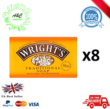 Wright's Traditional Soap With Coal Tar 100g X 8