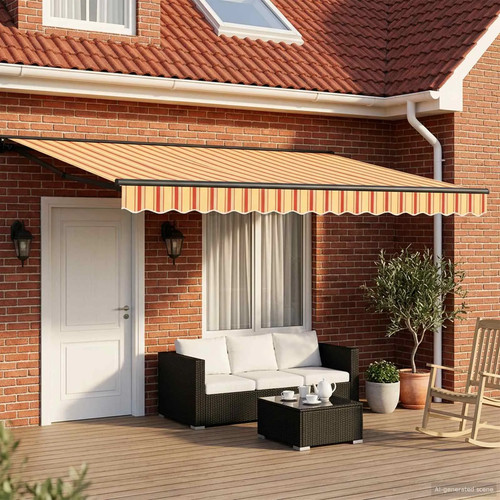 Manual awning frame - awning,
