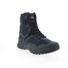 Original Swat Alpha Fury 8" Side-Zip EN 177501 Mens Black Wide Tactical Boots