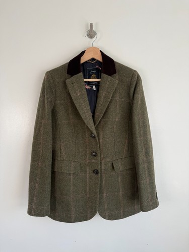 Joules tweed blazer jacket - tweed,