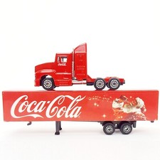 COCA COLA Coke 1:87 Christmas TRUCK Semi Trailer XMAS Lorry Santa Drinkin Bottle