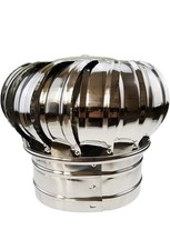 Chimney Spinning Cowl Ventilation Duct Spinner Rotating Pot Roof Top Bumpers