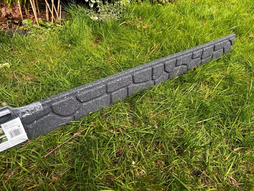 Garden curve lawn stone border - curve,