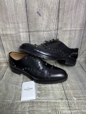 Valentino Garavani Men's Rockstud Oxford Shoes Black Size UK 11 New 45eu 11uk