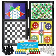 4 in 1 Magnetic Travel Games